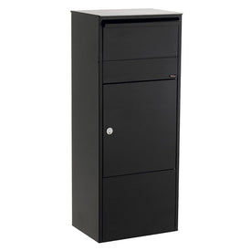 Allux Series 800 Mail and Parcel Box - Black
