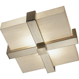 Doughnut Two-Light Flush Mount Ceiling Fixture