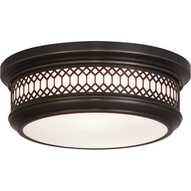 Williamsburg Tucker Two-Light Flush Mount Ceiling Fixture