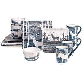 Fluidity Lodge 16-Piece Dinnerware Set