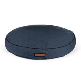 Round Small Pet Bed - Navy Newfie