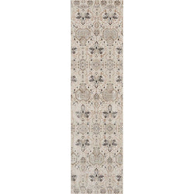 Kathy Ireland Home Silver Screen 2'2" x 7'6" Runner Area Rug
