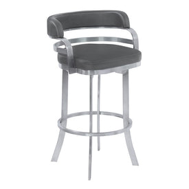 Prinz 26" Counter Height Metal Swivel Bar Stool