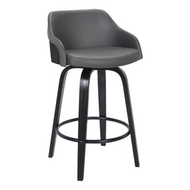Alec Contemporary 26" Counter Height Swivel Bar Stool