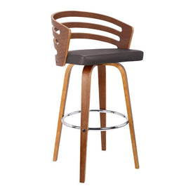 Jayden 30" Mid-Century Swivel Bar Height Bar Stool