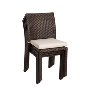 ORLRECLOT-4LIB2ARMBR Outdoor/Patio Furniture/Patio Dining Sets