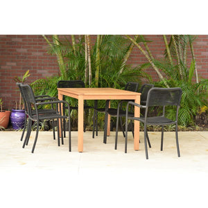 ORLANRECLOT-6PORTBYR Outdoor/Patio Furniture/Patio Dining Sets