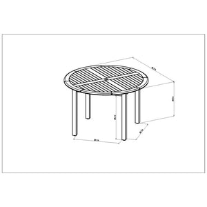 SCOLDBU-ROUND-LOT Outdoor/Patio Furniture/Outdoor Tables