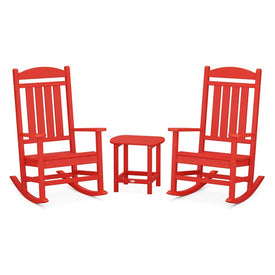 Presidential Rocker Three-Piece Set - Sunset Red