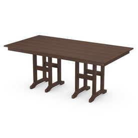 Farmhouse 37" x 72" Dining Table - Mahogany