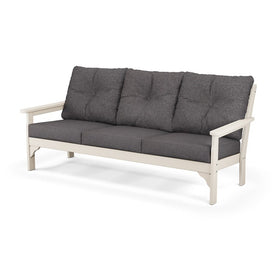 Vineyard Deep Seating Sofa - Sand/Ash Charcoal