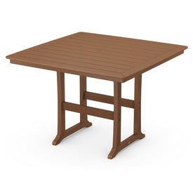 Nautical Trestle 59" Bar Table - Teak