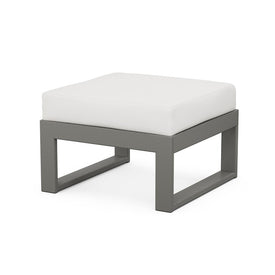 Modular Ottoman - Slate Gray/Textured Linen - OPEN BOX
