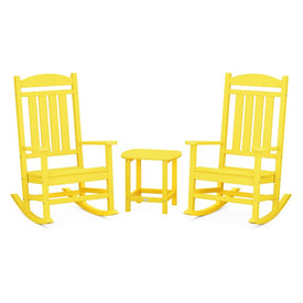 Presidential Rocker Three-Piece Set - Lemon