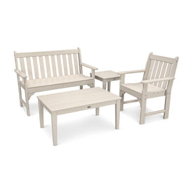 Vineyard Four-Piece Bench Seating Set - Sand