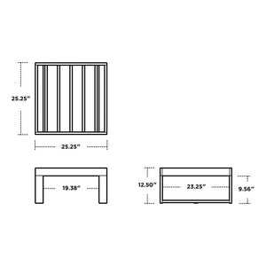 4600-BL145980 Outdoor/Patio Furniture/Outdoor Ottomans