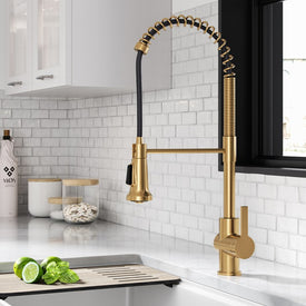 Britt Commercial-Style Pull Down Single Handle Kitchen Faucet