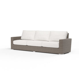 Coronado Sofa with Cushions with Self Welt - Canvas Flax