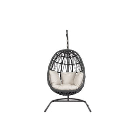 Milano Hanging Chair with Cushions - Echo Ash