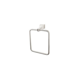Aqua Towel Ring - Brushed Satin Nickel