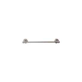 Edwardian 24" Single Towel Bar with Rope Backplate - Antique Pewter