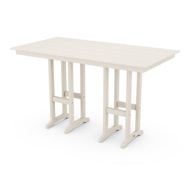Lakeside Farmhouse 37" x 72" Bar Table - Sand