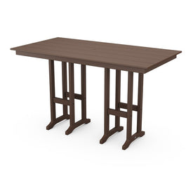 Lakeside Farmhouse 37" x 72" Bar Table - Mahogany