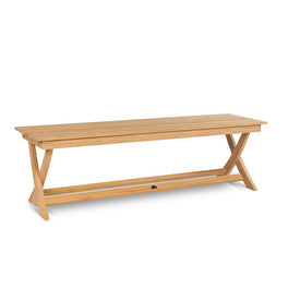Picnic Three-Person Teak Outdoor Bench