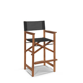 Captains Bar Stool with Black Sling