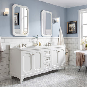 VQU072QCPW62 Bathroom/Vanities/Double Vanity Cabinets with Tops
