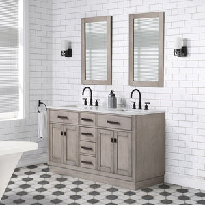 CH60D-0314GK Bathroom/Vanities/Double Vanity Cabinets with Tops
