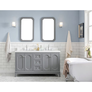 VQU060QCCG07 Bathroom/Vanities/Double Vanity Cabinets with Tops