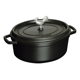 5.75-Quart Coq au Vin Cocotte - Black