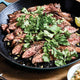 Skirt Steak Asada with Charred Turnip Salsa