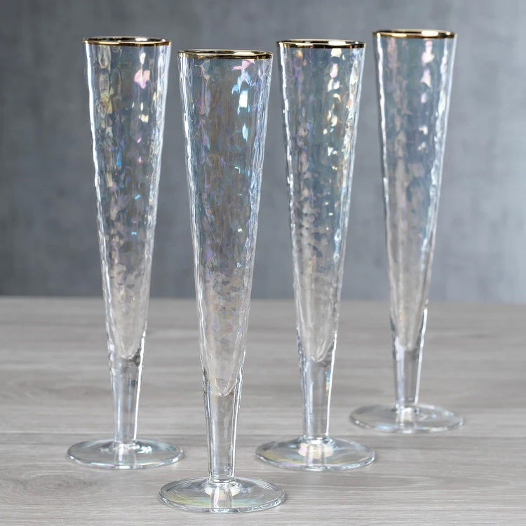 Champagne Flutes & Glassware