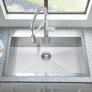 Dual-Mount Kitchen Sinks