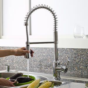 Professional-Style Kitchen Faucets