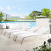 EEI-4007-WHI Outdoor/Patio Furniture/Outdoor Chaise Lounges