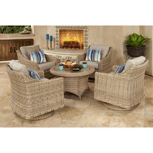 FP-CAR-5RCHT-SW-PR-LC Outdoor/Patio Furniture/Patio Conversation Sets