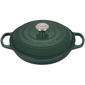 Signature 2.25-Quart Cast Iron Braiser with Stainless Steel Knob - Artichaut