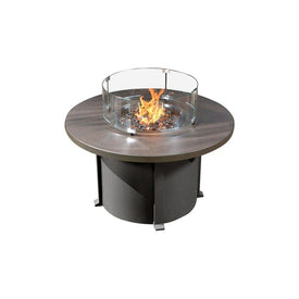 Universal Aluminum 42" Round Fire Table with Cal Sil Top