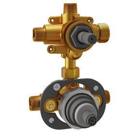 Flash Two-Way Integrated Shower Diverter Rough-In Valve with Pressure Balance Valve Cartridge