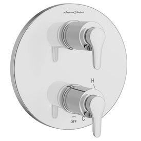 Studio S Two-Handle Integrated Shower Diverter Trim Only with Lever Handles - Polished Chrome
