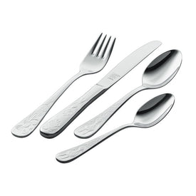 Twin Kids Grimm's Fairytales Four-Piece 18/10 Stainless Steel Flatware Set