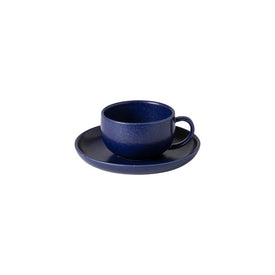 Pacifica 7 Oz Tea Cup and Saucer - Blueberry