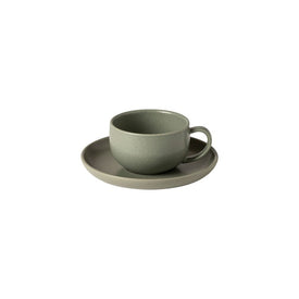 Pacifica 7 Oz Tea Cup and Saucer - Artichoke