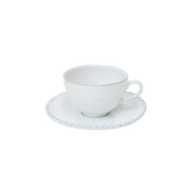 Pearl 8 Oz Tea Cup and Saucer