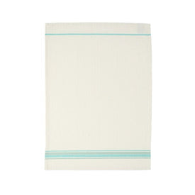 French Stripes 100% Cotton Kitchen Towels Set of 2 - Aqua
