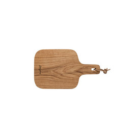 Forma 12" Oak Wood Cutting/Serving Board with Handle