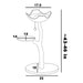 ANI-CB115-BW Decor/Pet Accessories/Pet Beds